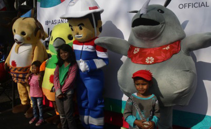 Malang Sambut Obor Asian Games