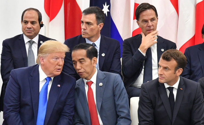 Presiden Jokowi dan Presiden Donald Trump