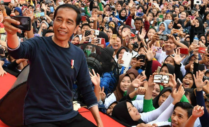 Jokowi dan Milenial Palembang