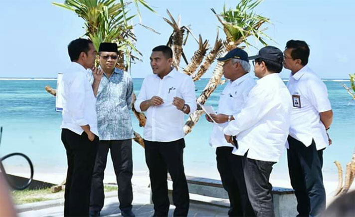 Jokowi di Mandalika