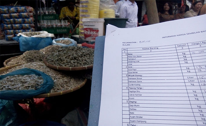Daftar Harga Sembako Tobasa