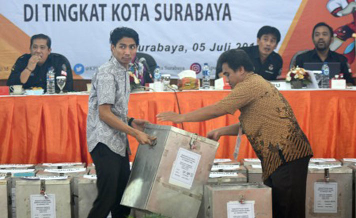 Penghitungan Suara Pilgub Jatim