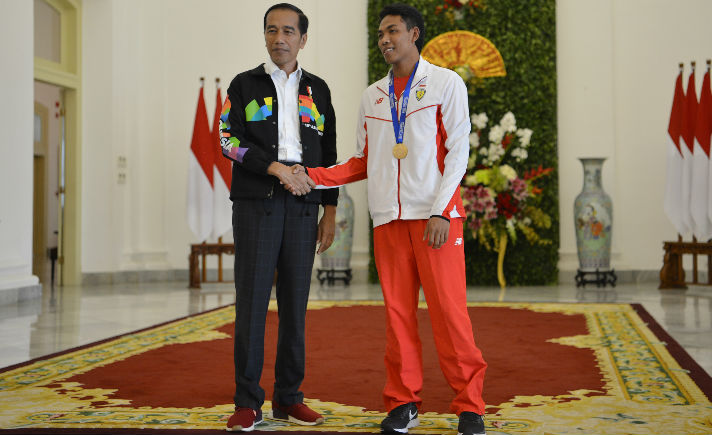 Jokowi - Zohri