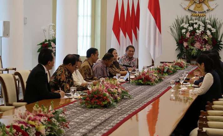 Jokowi Bertemu Jack Ma