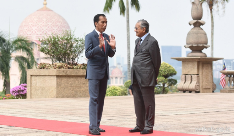 Jokowi, Mahathir Mohammad