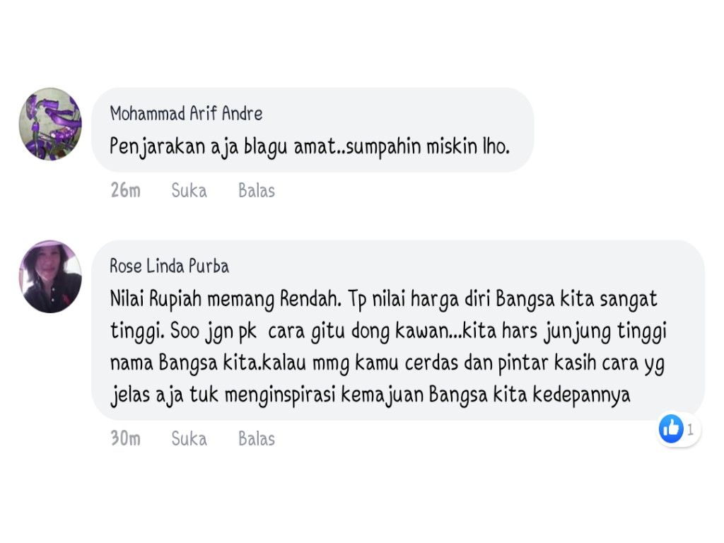 Komentar Netizen