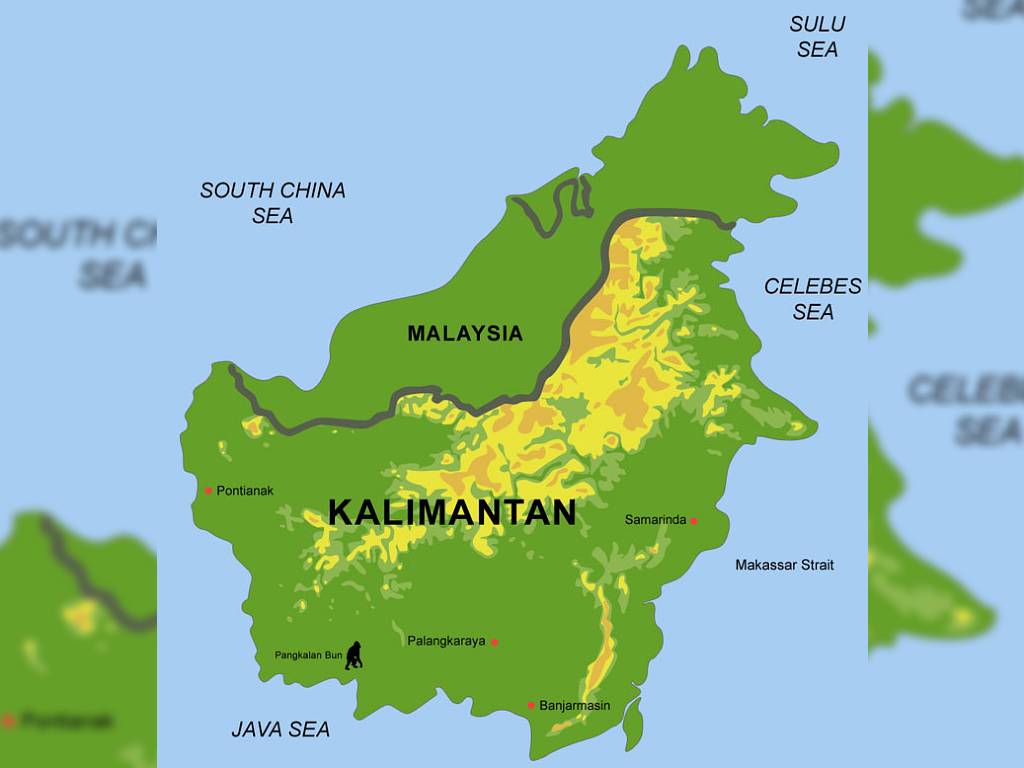 Peta Kalimantan