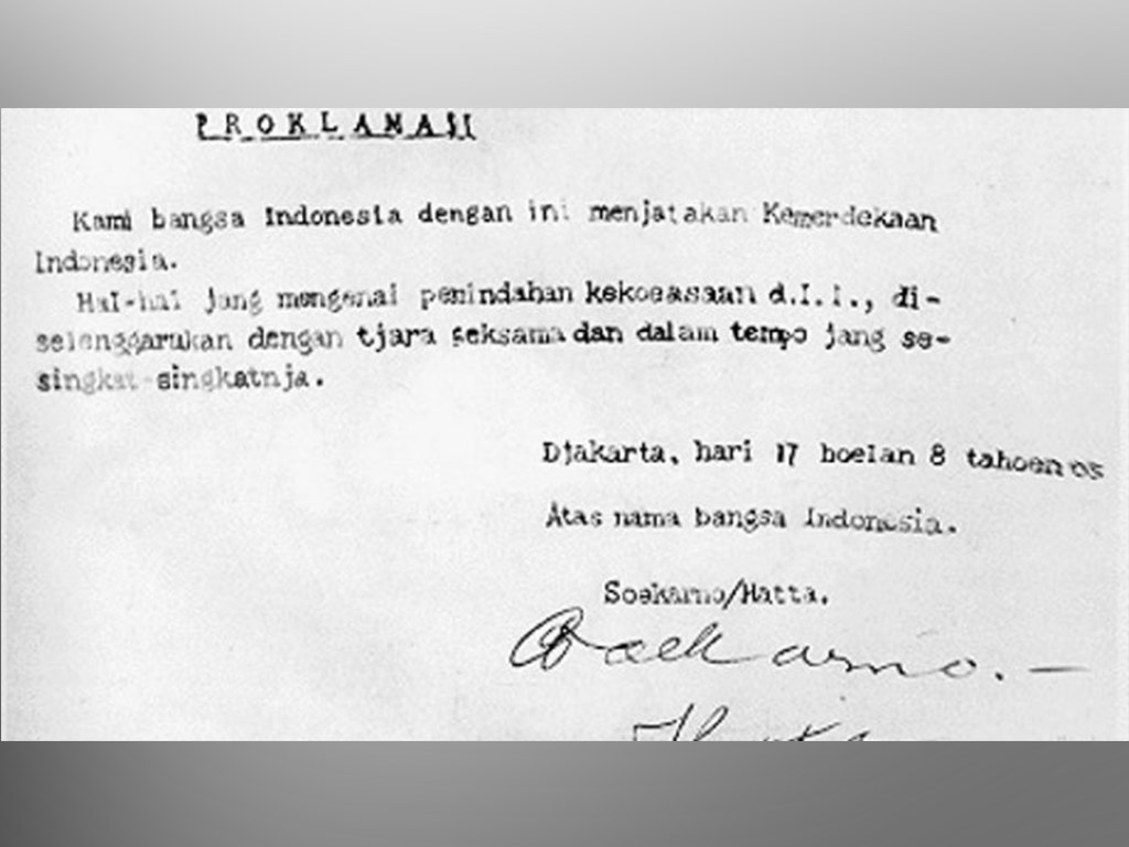 Cerita Teks Proklamasi Sebelum Dibacakan Soekarno