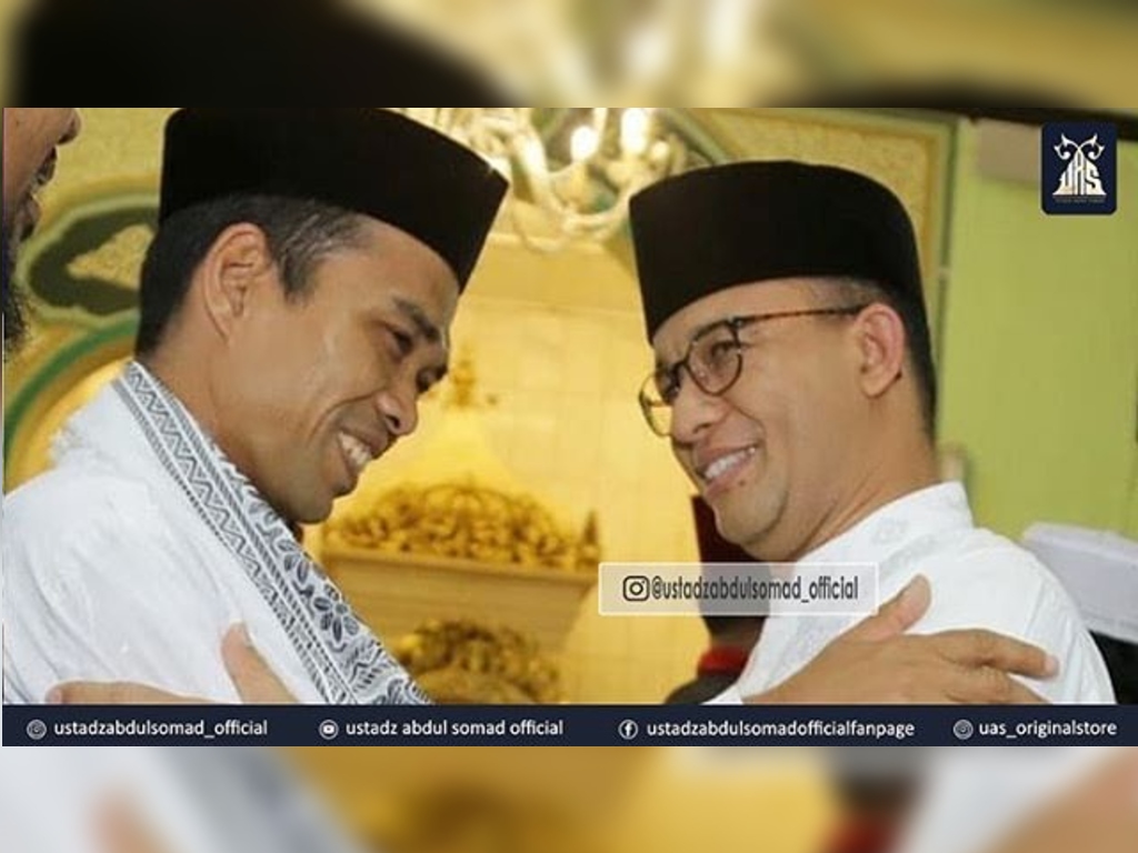 Ustaz Abdul Somad dan Anies Baswedan