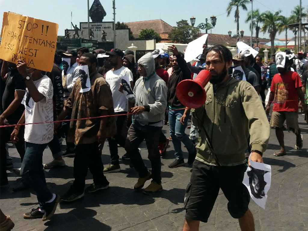 aksi warga papua di yogya