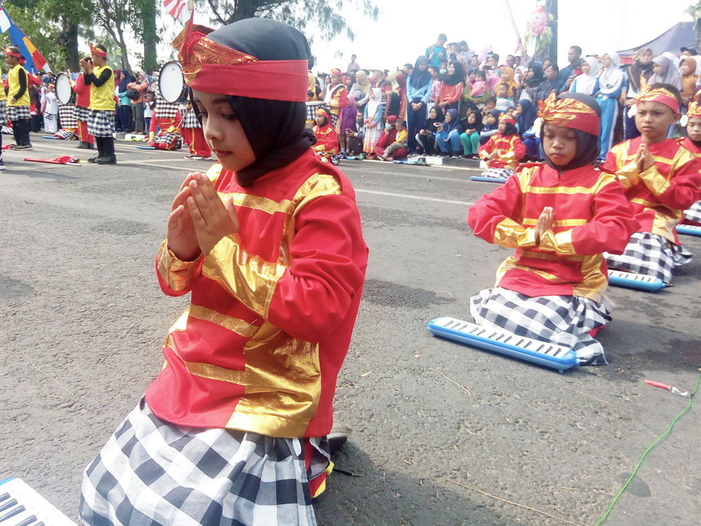 Peserta lomba Drumband