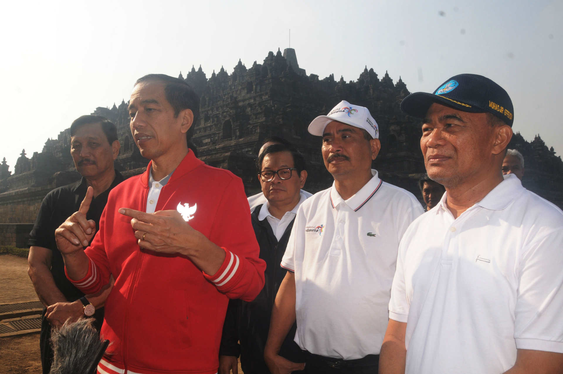 Jokowi Berkunjung ke Borobudur