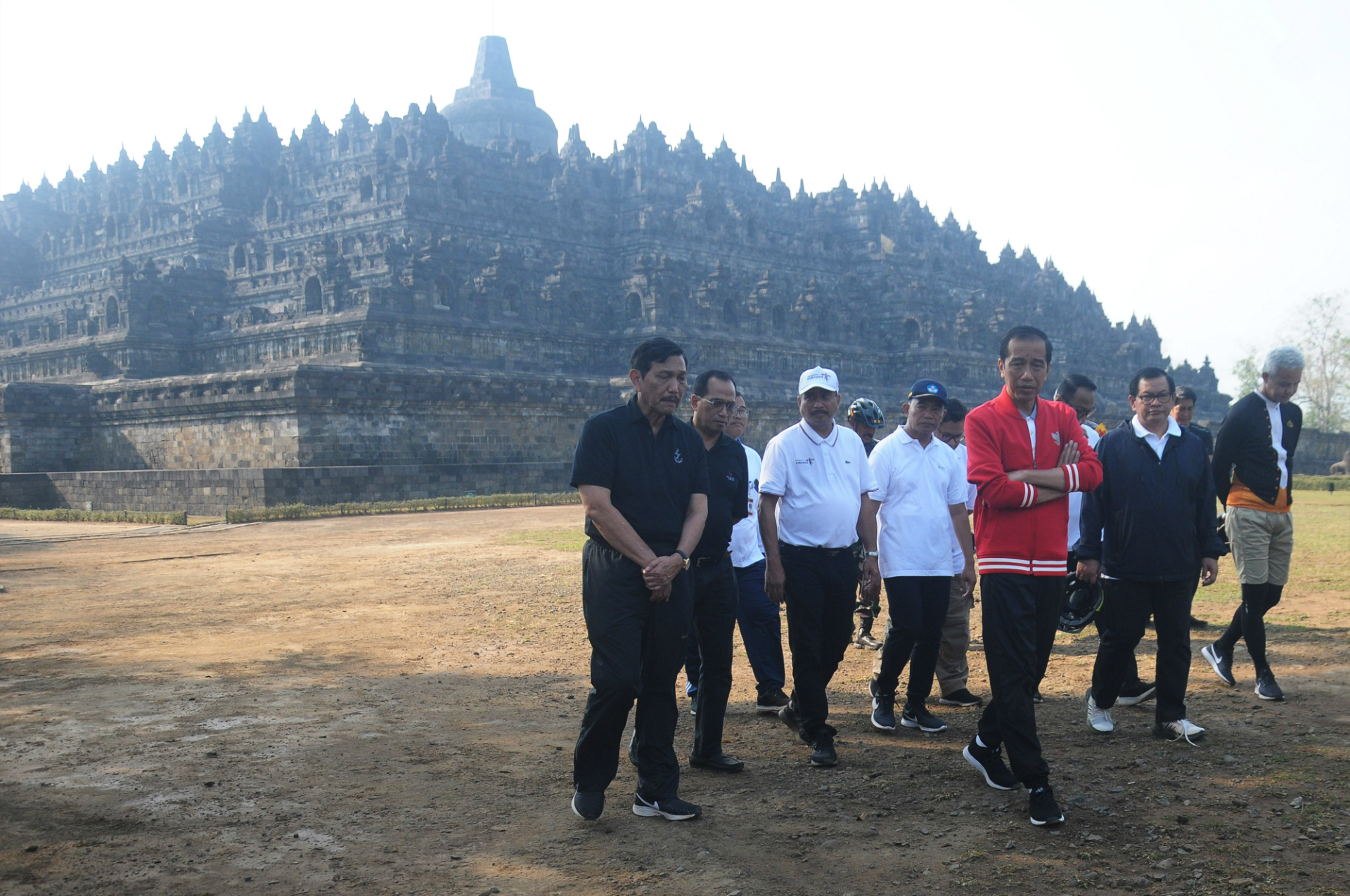 Jokowi ke Borobudur
