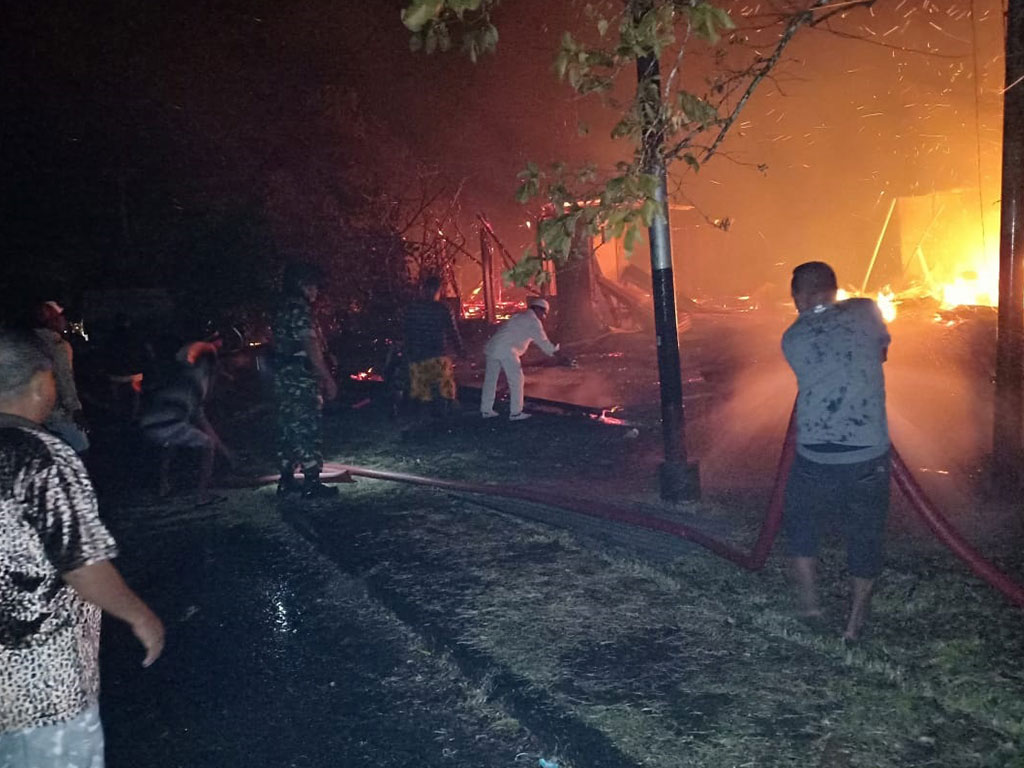 Kebakaran Kampus di Ambon