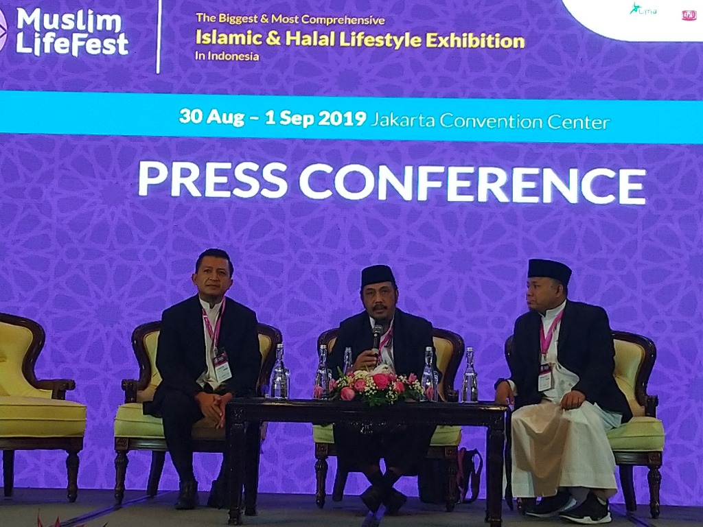Konferensi pers Indonesia Muslim Lifestyle Festival