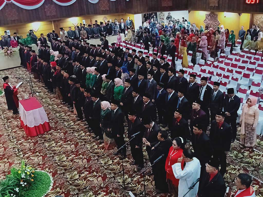 Pelantikan DPRD Jatim 2019