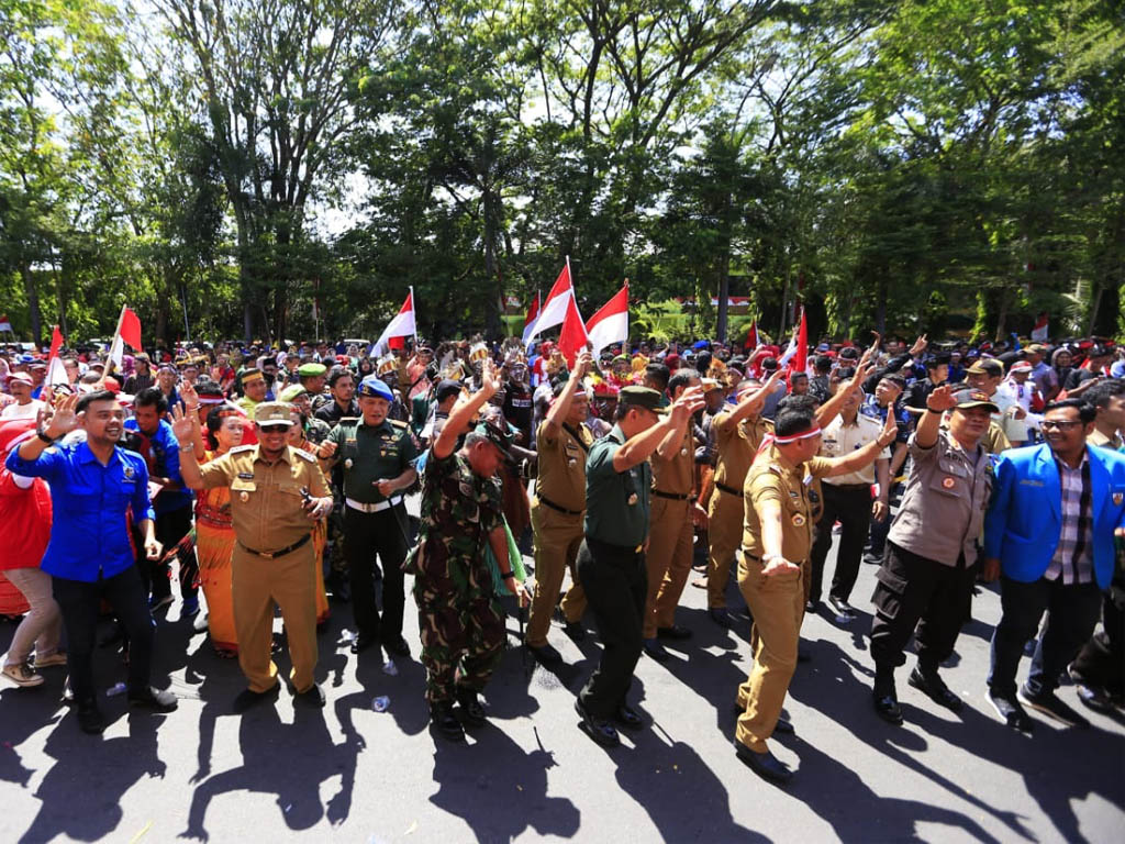 Aksi damai di Makassar