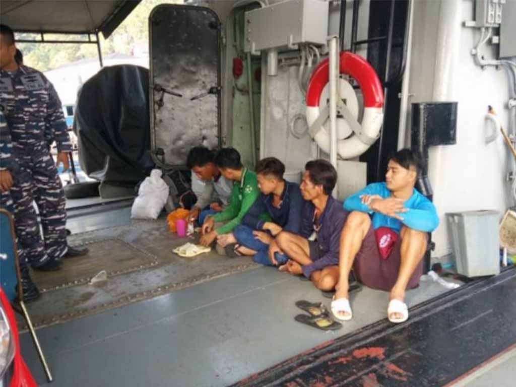 Lima ABK kapal pencuri ikan asal Vietnam