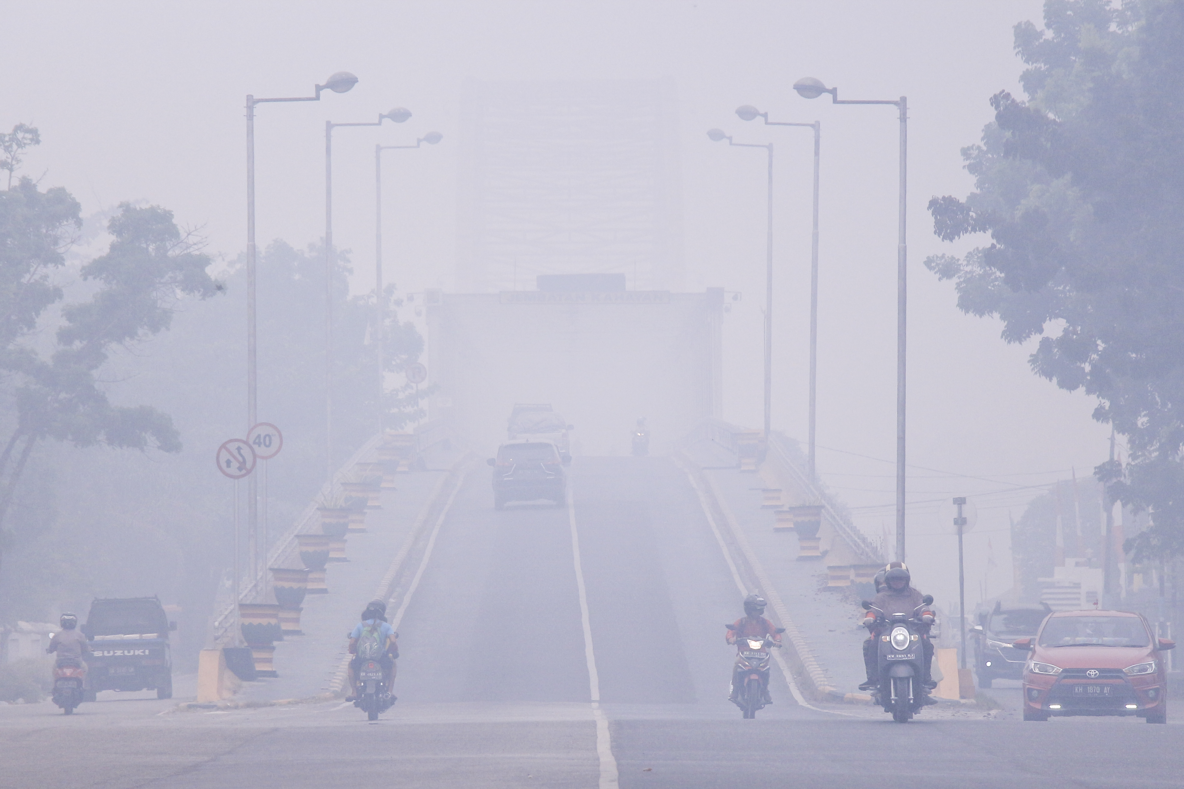 Foto Kabut  Asap Makin Pekat Kalimantan Tak Terlihat Tagar