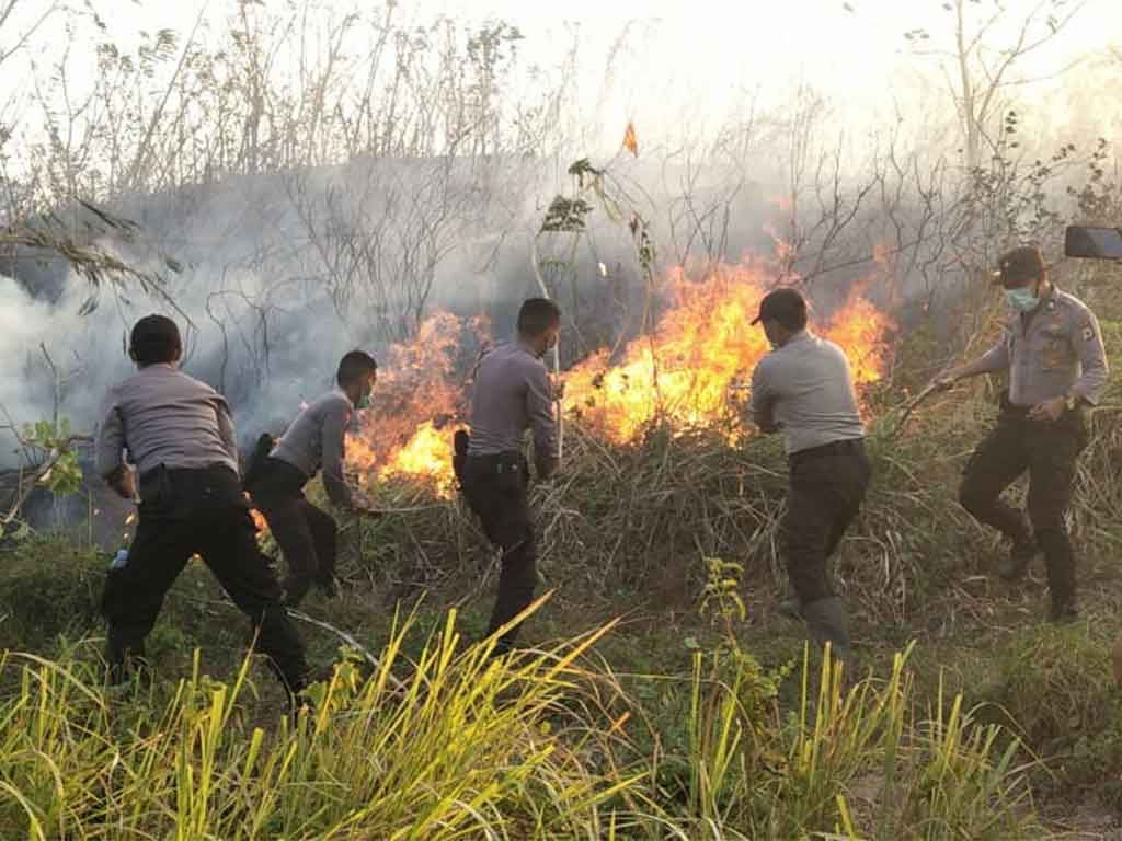 Pemadaman kebakaran di maluku