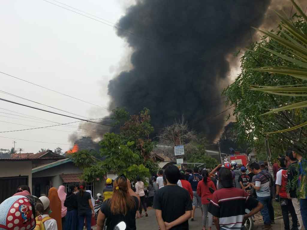 kebakaran di palembang