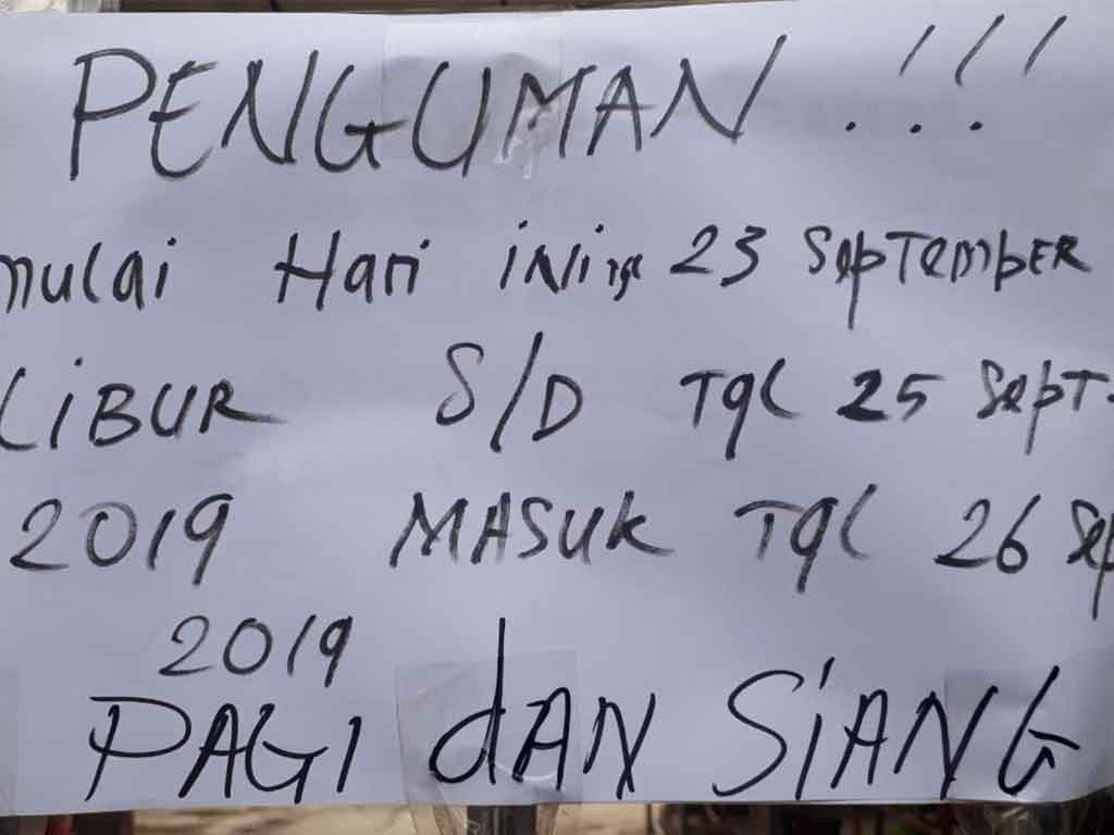 Dampak Asap Pekat Sekolah Libur 3 Hari Di Palembang Tagar