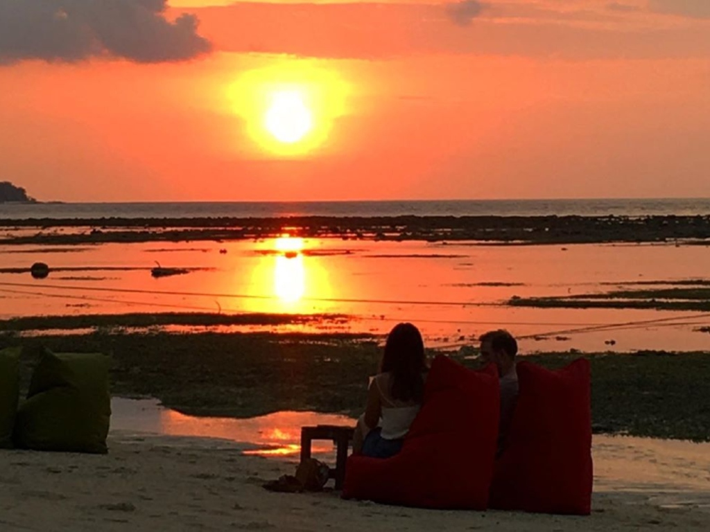 Sunset di Pantai Gili Trawangan