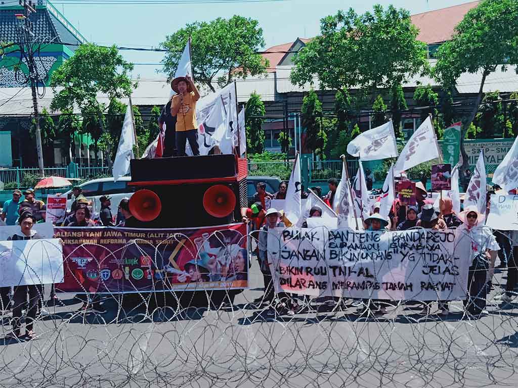 Aksi Petani Jatim