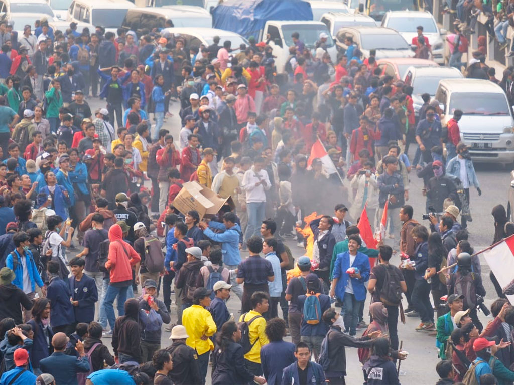 Demo Mahasiswa di DPR