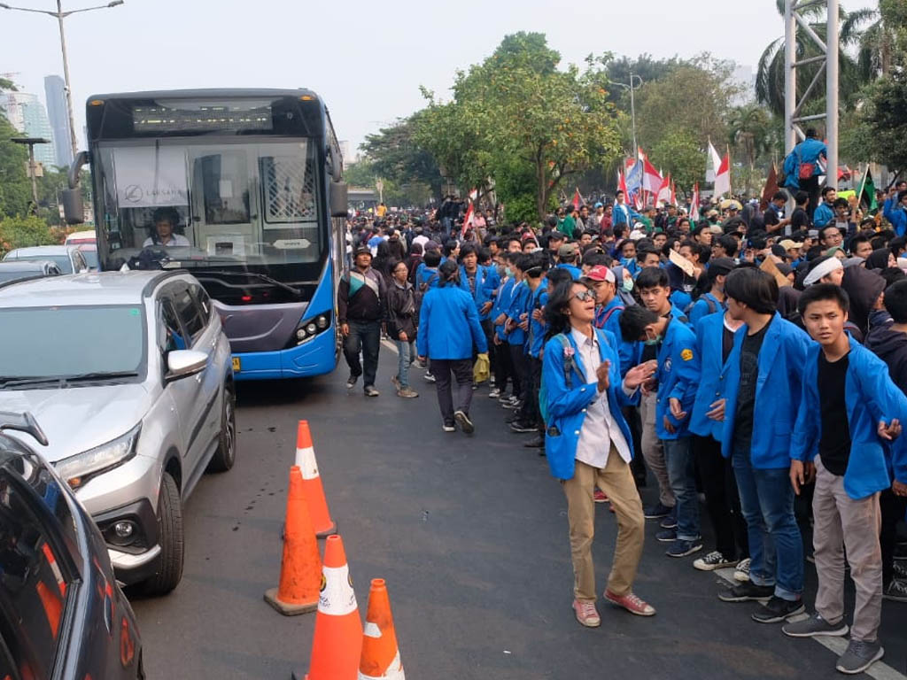 Demo Mahasiswa di DPR