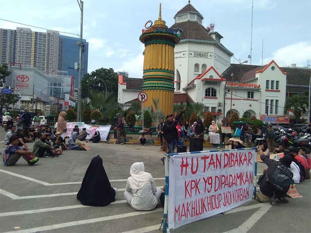 Aksi Mahasiswa Medan
