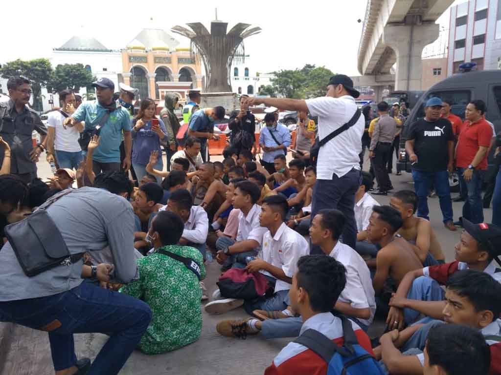 Pelajar Palembang Diamankan