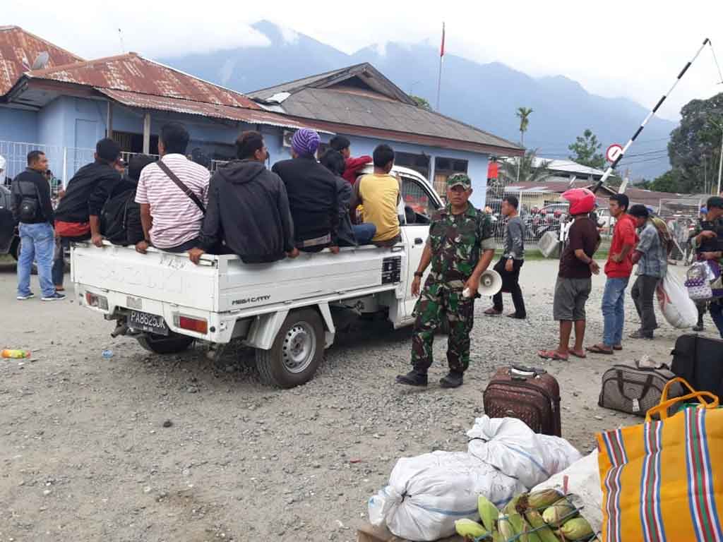 Penjemputan Pengungsi Wamena