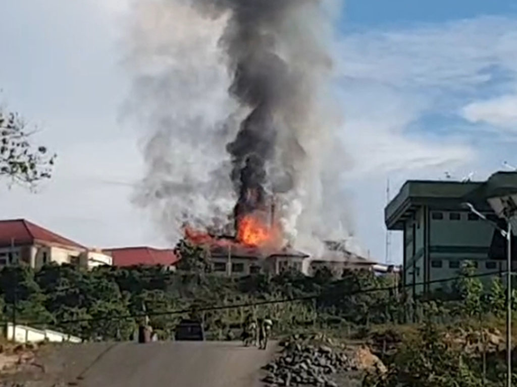 Kebakaran Kantor BPTP Papua Barat