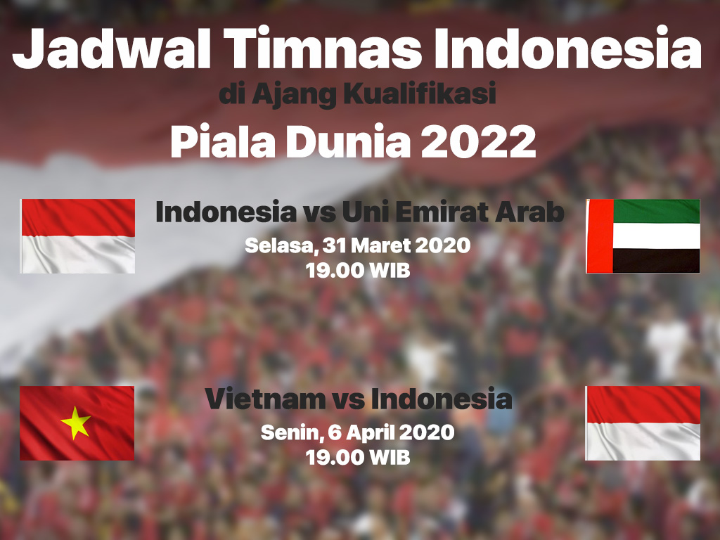 Jadwal Timnas Senior