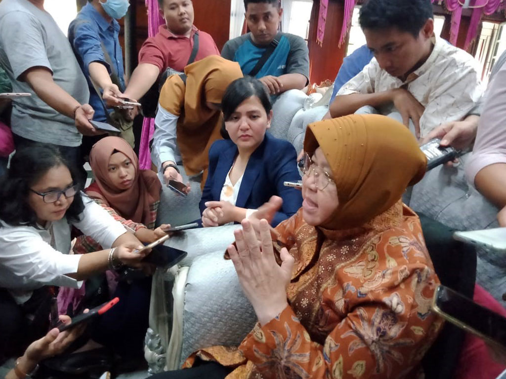 Sekjen PSSI dan wali kota Surabaya