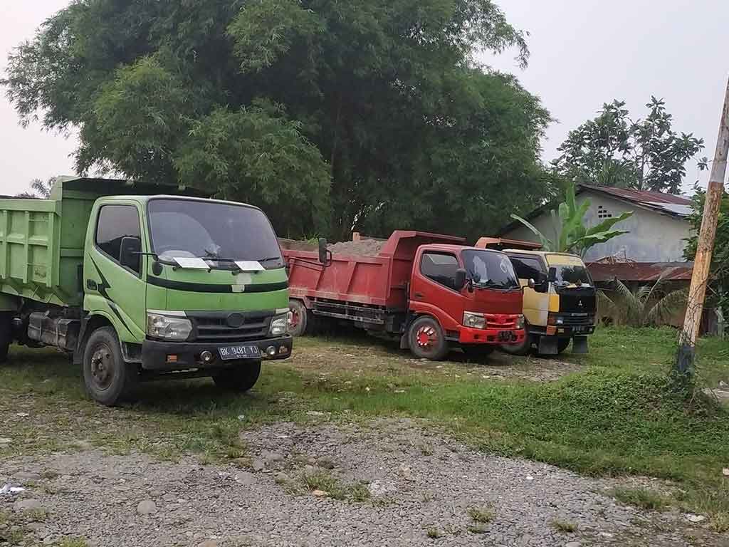 Truk Tambang Ilegal di Binjai