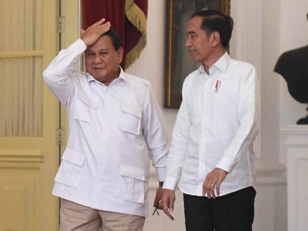 Presiden Joko Widodo dan Prabowo Subianto