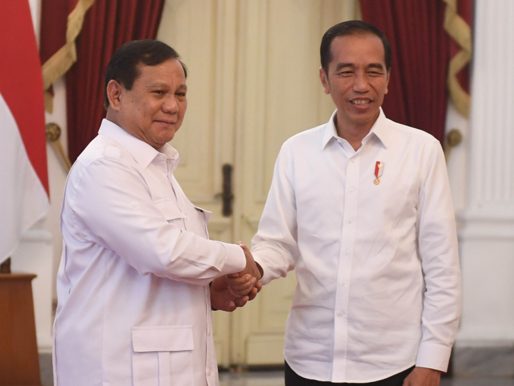 Presiden  Joko Widodo dan Prabowo Subianto