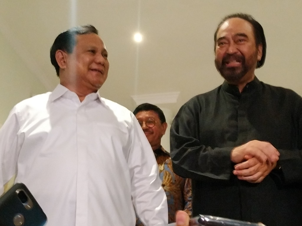 Prabowo Subianto dan Surya Paloh