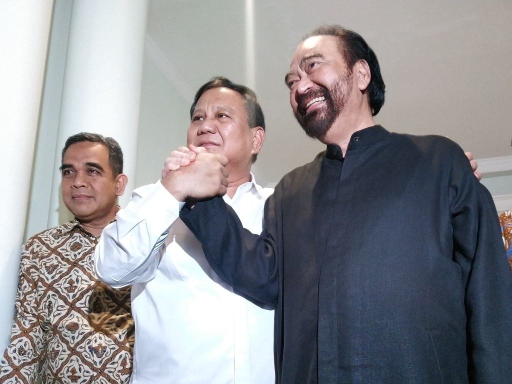 Prabowo Subianto dan Surya Paloh