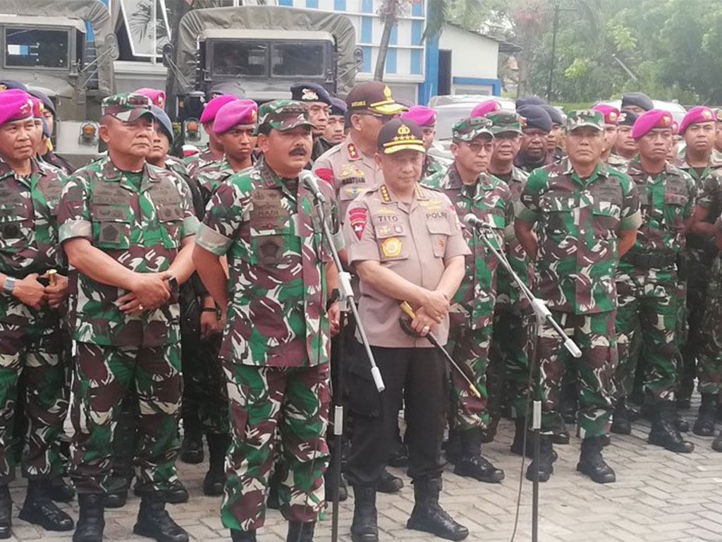 Panglima TNI dan Kapolri