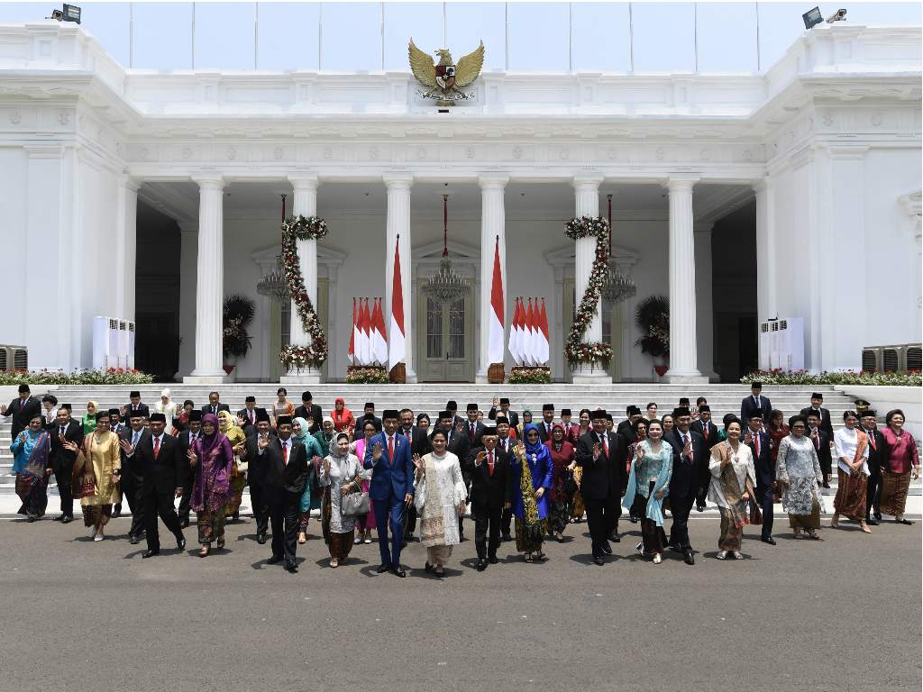 Jokowi dan Menteri Kabinet Indonesia Maju