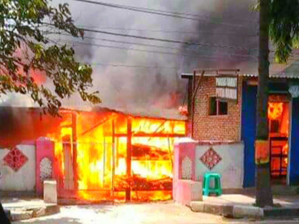 Kebakaran di Bantaeng
