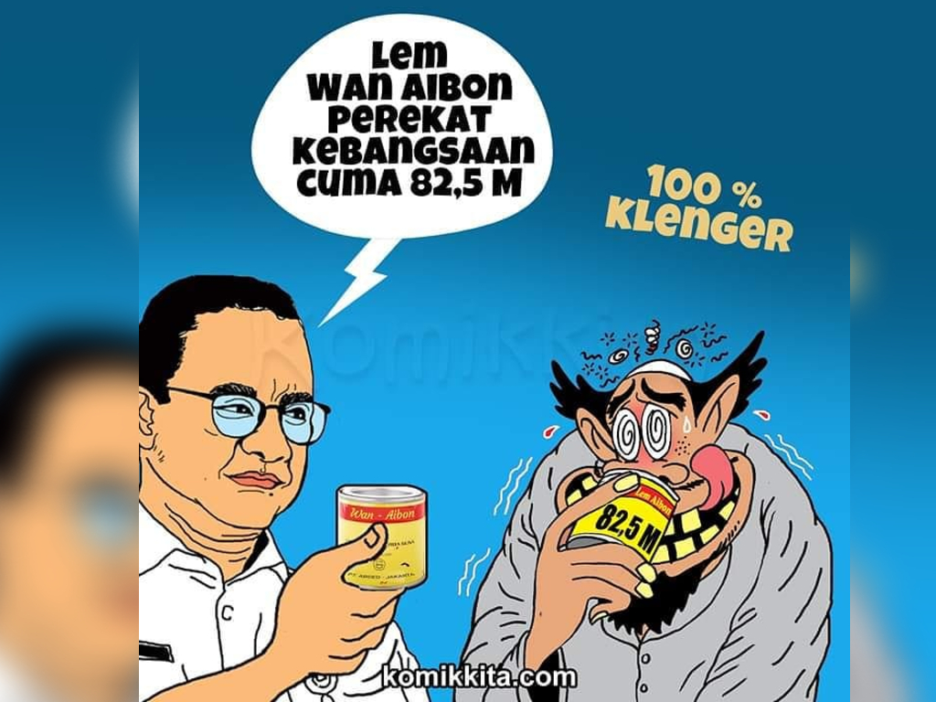 Meme Kocak Lem Aibon Rp 82 Miliar Apbd Dki Jakarta Tagar
