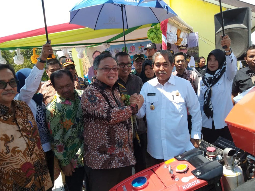 Menristek saat Kunjung ke Sidrap Sulsel