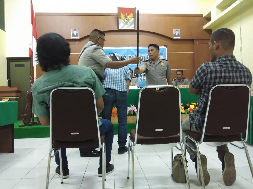 Sidang kekerasan jurnalis Makassar