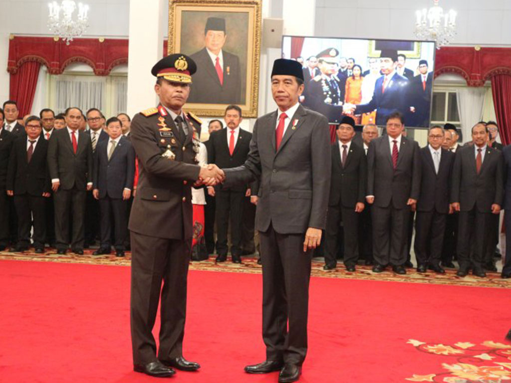 Jokowi dan Jenderal Idham Azis