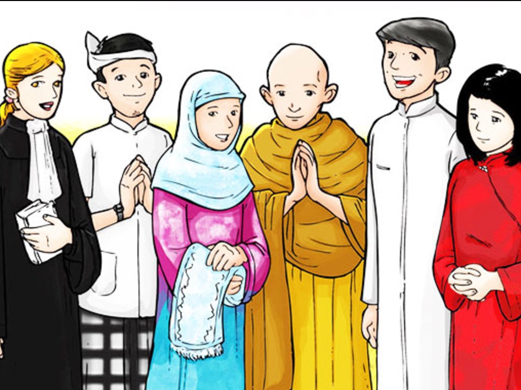 Kebhinnekaan Agama Indonesia