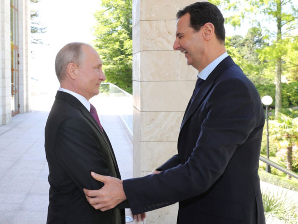 Vladimir Putin dan Bashar al-Assad